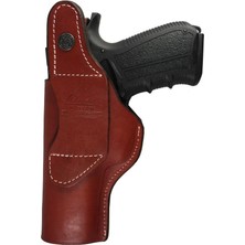 Yükseltepe Colt 1911 Belt Maşalı Deri Kılıf Kahverengi
