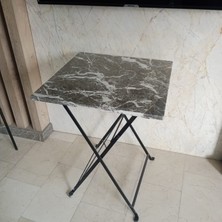 Oasis Stone Diamond Grey Gerçek Mermer Yemek Masası 60 x 60 cm