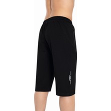 Crozwise Erkek Pamuk Polyester Likralı Spor Kapri