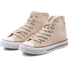 Benetton Bn 30628 Bej Kadın Günlük Ayakkabı BN-30628-BEJ Krem