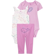 Carter's Kız Bebek 3lü Set
