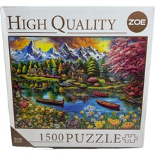 Zoe High Quality 1500 Parça Puzzle Göl Evi 1662