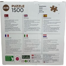 Zoe High Quality 1500 Parça Puzzle Göl Evi 1662