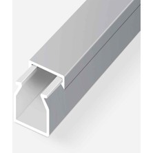 Mutlusan Kablo Kanalı 2m Metalik Gri 40X40 mm