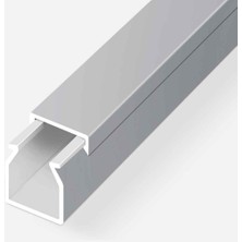 Mutlusan Kablo Kanalı 2m Metalik Gri 25X25 mm