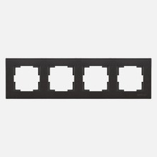 Mutlusan Rita Dörtlü Yatay Çerçeve Siyah