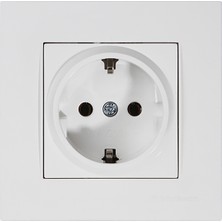 Mutlusan Rita Topraklı Priz Beyaz