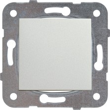 Viko Novella Çerçevesiz Anahtar Met Beyaz