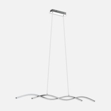 Eglo Lasana Modern Tekli LED Çelik Dikdörtgen Sarkıt Avize