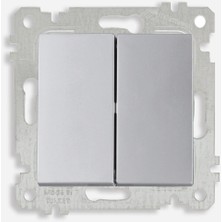 Mutlusan Rita Inox Tek Tuş Komütatör