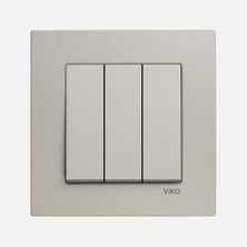 Viko N/t Bronz 3'lü Anahtar Mek+Dug+Kap/vk