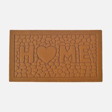 Rich Giz Kahve Taş Ev Parga Paspas 40X75 cm