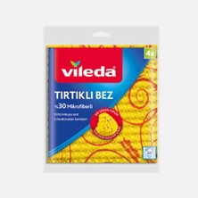 Rich Vileda %30 Mikrofiberli Tırtıklı Bez 4'lü Paket