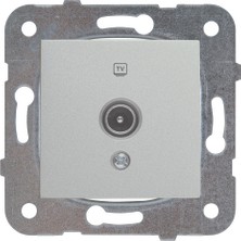 Viko Novella Met Beyaz Uydu Prizi F Konnektör