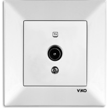 Viko Meridian Beyaz Uydu Prizi F Ko N - S