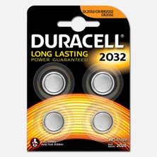 Duracell 2032 Pil 3 Volt 4'lü Paket