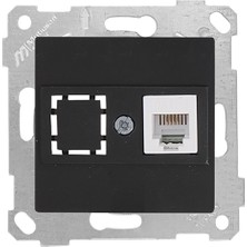 Mutlusan Rita Telefon Prizi 1*RJ12 (Cat3) Siyah