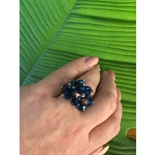 Gönülden Tasarım Kristal Taşlı Ayarlanabilir Kadın Yüzük