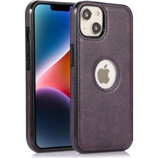 iPhone 13 Tpu+Pu Deri Şok Geçirmez Arka Kapak (Yurt Dışından)