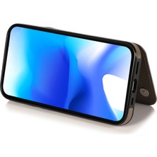 iPhone 15 Plus Pu Deri+Tpu Kart Sahibi Telefon Kapağı (Yurt Dışından)