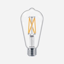 Philips ST64 60 W Klasik E27 Duy LED Ampul