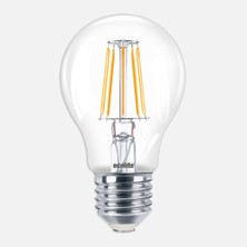 Ecolite Filament G35 6.5 W Sarı Klasik E27 Duy 2'li LED Ampul