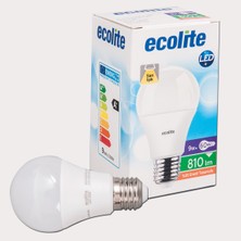 Ecolite A60 9 W Sarı Klasik E27 Duy LED Ampul