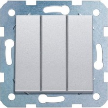 Viko N/t Mat Beyaz 3'lü Anahtar Mek+Dug+Kap/vk