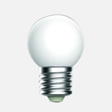 Ecolite Renkli 1 W Beyaz Klasik E27 Duy LED Ampul
