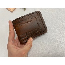 Mavera Özel Işlemeli Erkek Deri Cüzdan