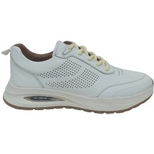 Marcomen Beyaz Deri Erkek Sneaker Ayakkabı