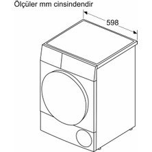 Bosch WTW85410TR A++ 8 kg Çamaşır Kurutma Makinesi