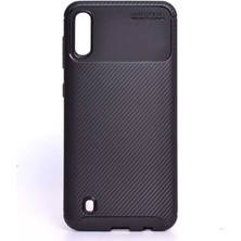 Tasopay Samsung Galaxy M10 Uyumlu Kılıf Karbon Dizayn Special Seri