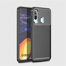 Tasopay Samsung Galaxy A20S Uyumlu Kılıf Karbon Dizayn Special Seri
