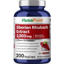 Nusapure Sibirya Ravent  Ekstrakt 2500 mg 200 Kapsül