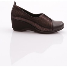 Dgn 2331 Kadin Lastik Detayli Dolgu Taban Comfort Ayakkabi