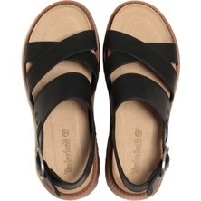 Timberland TB0A61TRW021 Timberland Backstrap Sandal Kadın Sandalet Siyah