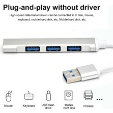 Silabor Shaza USB 4in1 Hub Adaptör USB 3.0 Çoğaltıcı