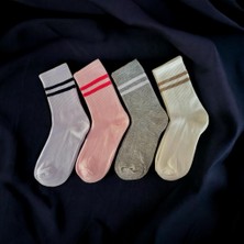 Dkidsocks Tennis Model Soket Kadın Çorap( 4çift)
