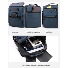 Xiangyi Trading Rahat Açık Çok Katmanlı Seyahat Çantası Büyük Kapasiteli Crossbody Çanta Iş Omuz Çantası (Yurt Dışından)