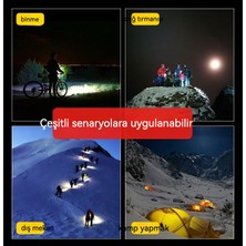 Xiangyi Trading Bisiklet Işığı USB Şarj Edilebilir Dış Mekan Su Geçirmez Bisiklet Aydınlatma Far Dağ Bisikleti Işığı (Yurt Dışından)