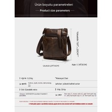 Xiangyi Trading Iş Gündelik Omuz Çantası Erkek Crossbody Çantası (Yurt Dışından)