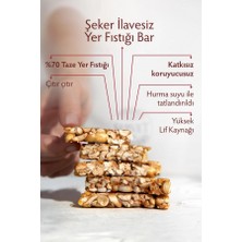 Bercekız Servet Şekerleme Şeker Ilavesiz Yer Fıstığı Krokan Bar 480 gr (24 x 20 Gr) - 24 Lü Paket