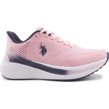 U.S. Polo Assn. Blake Wmn 4fx Pudra Kadın Koşu Ayakkabısı-Pudra-Lacivert