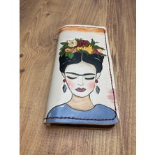 Mavera Frida Kahlo Detaylı  Deri Özel Tasarmuzun Cüzdan