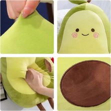İlin Baby Avokado Peluş Yastık, Avokado Yastık, Avokado Oyuncak, Avokado 50 cm