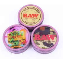 Raw Metal Bitki-Baharat Öğütücü/parçalayıcı/grinder - Pembe 40MM 1 Adet