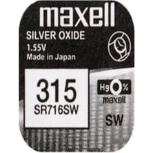Maxell Saat Pili 315 SR716W Saat Pili-Erpilsan