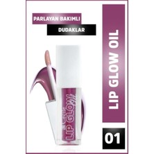 Cecile Glam Shine-Lip Oil Parlak Dudaklar Bakım ve Makyaj Seti 01-03