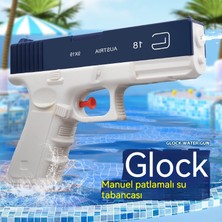 Janjonstar Yeni Çocuk Kılavuzu Glock Su Tabancası Oyuncak Patlama Çocuk Yaz Plaj Mini Su Tabancası (Yurt Dışından)